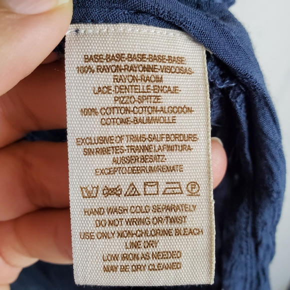 Free People Lace Button Down Blouse - Picture 5 of 8